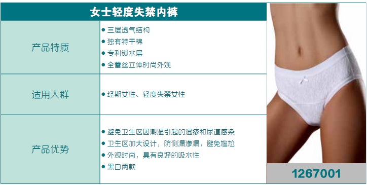 失禁保護(hù)內(nèi)褲德國(guó)舒麗瑪Suprima