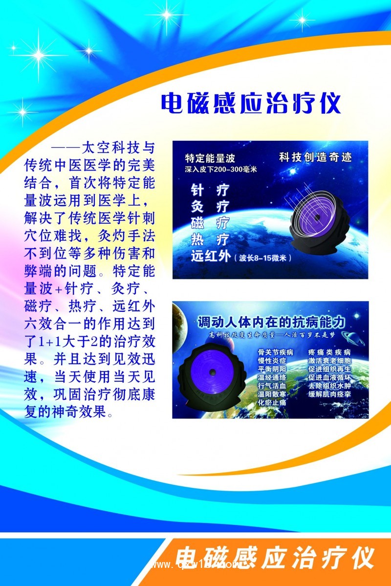 電磁感應(yīng)治療儀（七星治療儀）紫盤(pán)