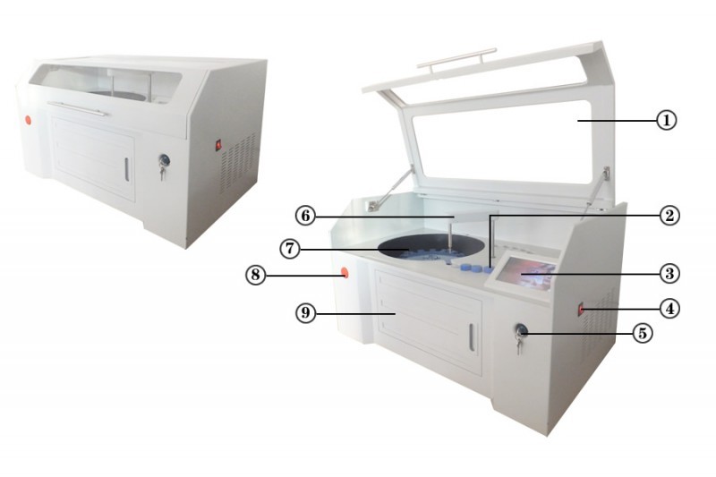 全自動液基細胞制片染色機