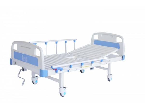 眾佳E19A ABS床頭便孔護(hù)理床 (四角剎車、五檔護(hù)欄、）