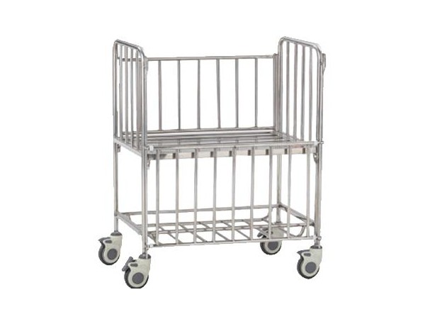 山東眾佳ZJ-E26B不銹鋼床邊嬰兒車（升降護(hù)欄）