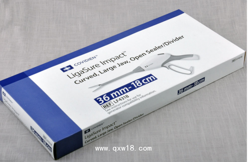 美國(guó)柯惠彎形大鉗口開(kāi)放手術(shù)閉合器/分割器LF4318