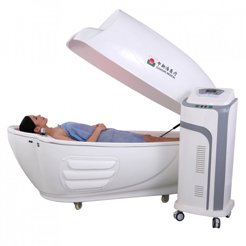 新浩牌綜合理療平躺/半躺型中藥熏蒸設(shè)備中藥熏蒸機 汗蒸艙