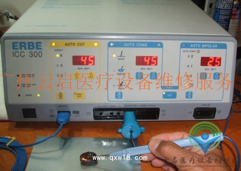 醫(yī)療器械維修愛博高頻電刀ERBE ICC 200電凝失效