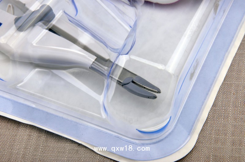 柯惠腹腔鏡開口鉗、彎形小鉗口開放手術(shù)閉合分割器LF1212