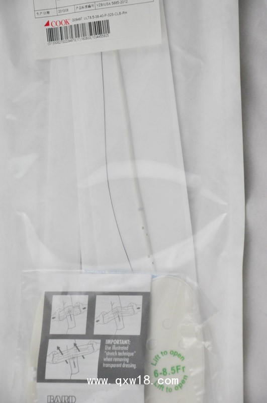 庫(kù)克膽道引流導(dǎo)管ULT8.5-38-40-P-32S-CLB-RH