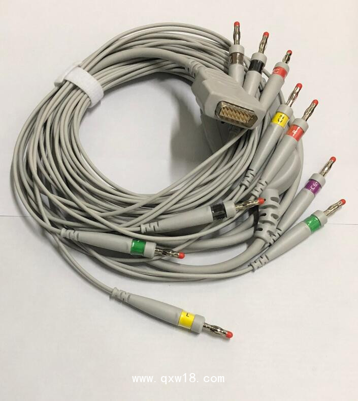 GE心電圖機(jī)導(dǎo)聯(lián)線 十二導(dǎo)心電圖機(jī)導(dǎo)聯(lián)線