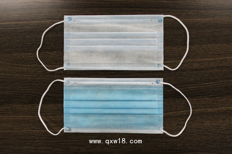 一次性使用口罩 藍(lán)色平面