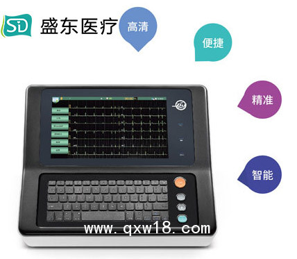 心電圖機(jī) 便攜式提手 可選配下鄉(xiāng)體檢箱 數(shù)據(jù)在心電網(wǎng)絡(luò)互傳