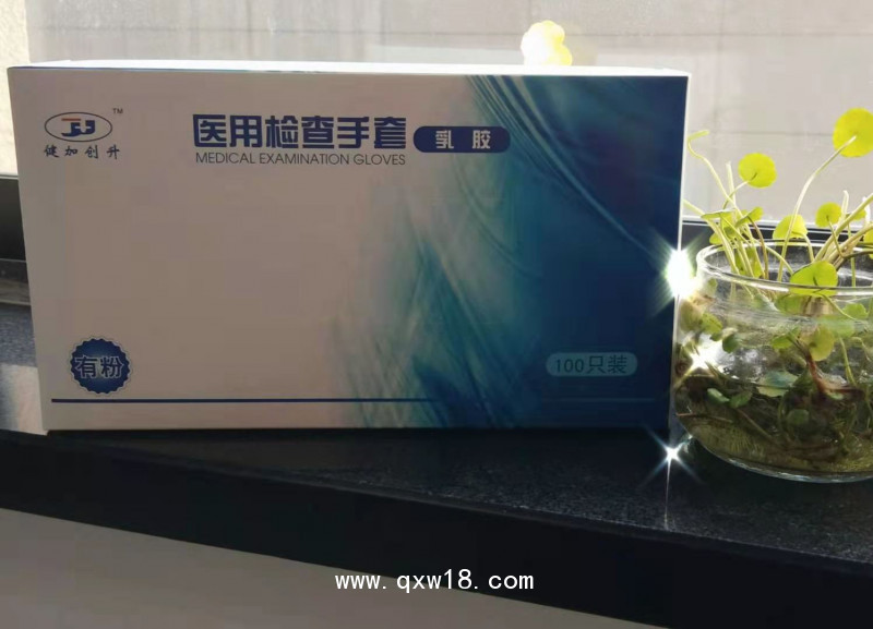 健加創(chuàng)升手套  乳膠手套  無粉