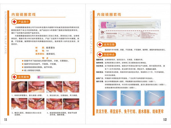 邦達BD13008腹腔鏡免打結內(nèi)窺鏡圈套線