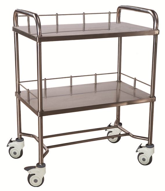 欣雨辰 YC-K09全不銹鋼治療車 器械車 手術(shù)推車