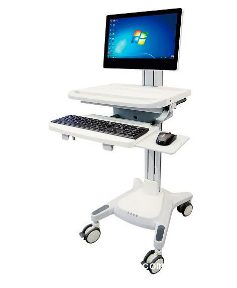 移動查房車，移動護理工作站。遠程醫(yī)療臺車。