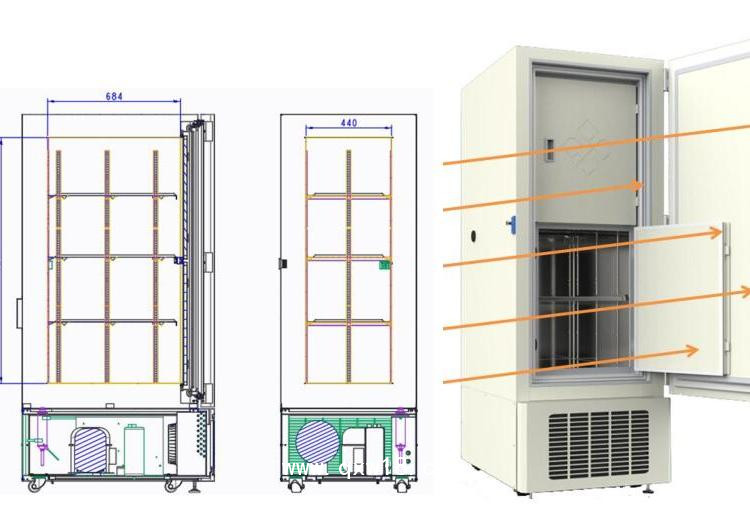 中科美菱超低溫冷凍存儲箱 DW-HL398S