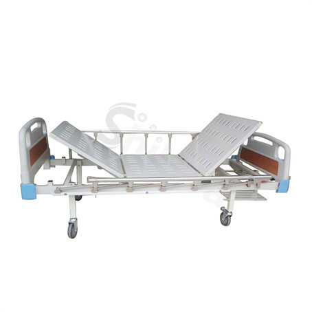 ABS手動雙搖護(hù)理床  血透床