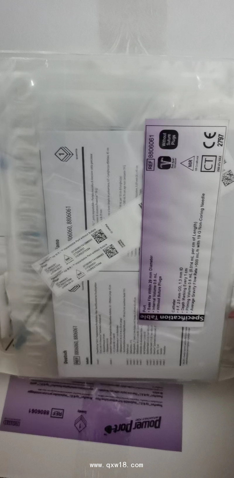 美國(guó)進(jìn)口巴德耐高壓輸液港