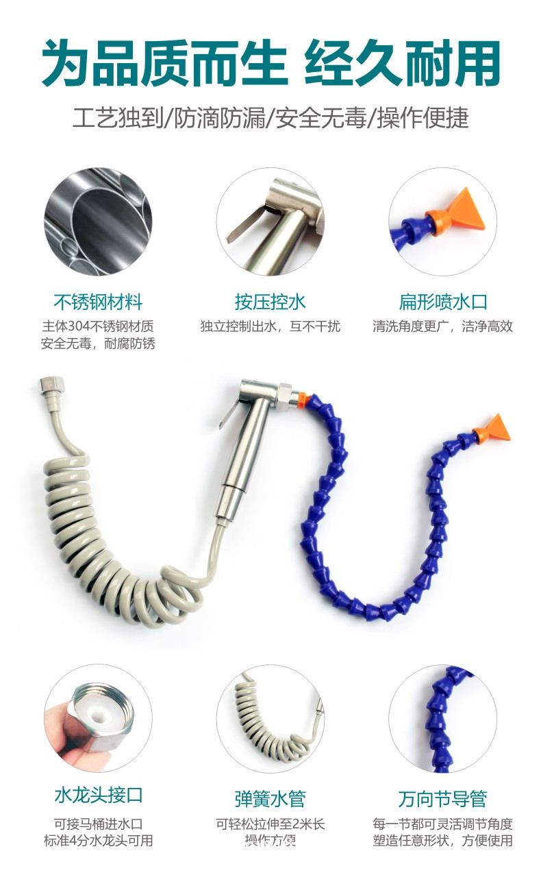 云水藍(lán)造口袋沖洗器造口護(hù)理用品造口袋造瘺袋沖洗壺沖洗瓶清洗壺