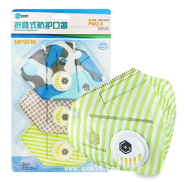 帶呼吸閥防霧霾口罩