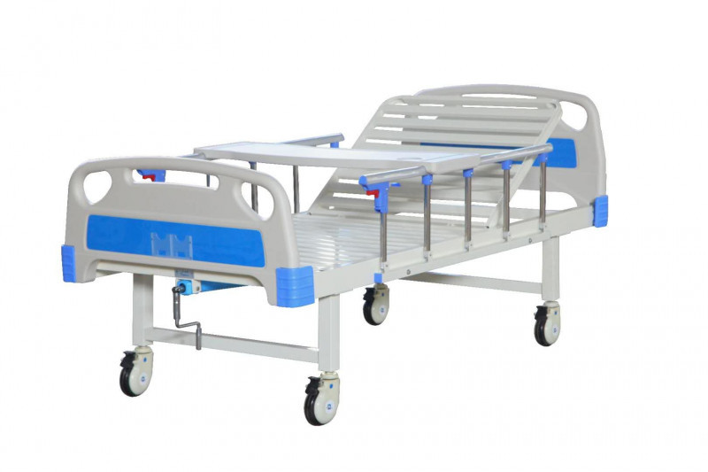 方管單搖護(hù)理床，醫(yī)療床，手搖式病床