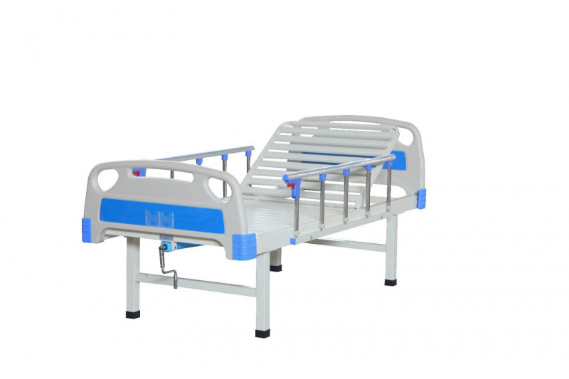 方管單搖護(hù)理床，醫(yī)療床，手搖式病床