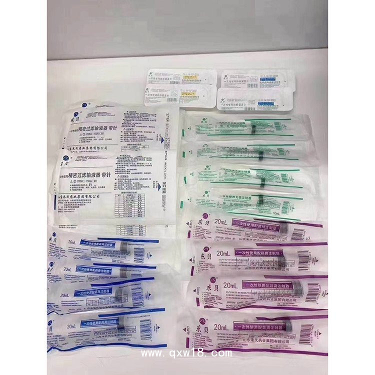 一次性使用無菌注射器，1ML、3ML、5ML等