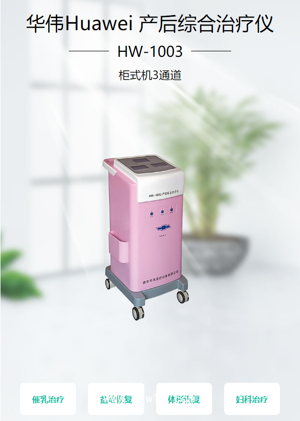 華偉Huawei 產(chǎn)后綜合治療儀 HW-1003（柜式機(jī)3通道）