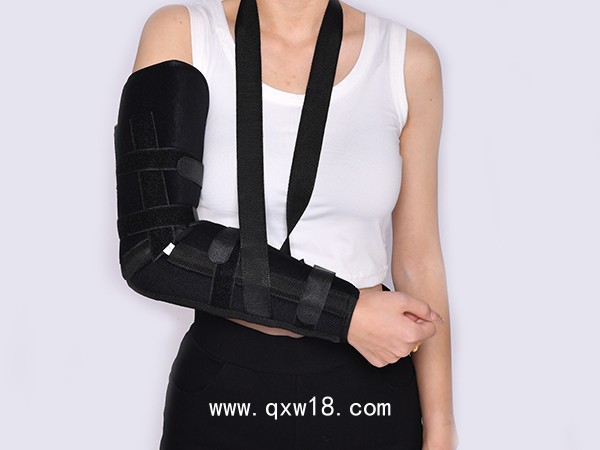 可調(diào)節(jié)固定支具護手腕扭傷手臂骨折夾板前臂吊帶可調(diào)護具手肘關(guān)節(jié)