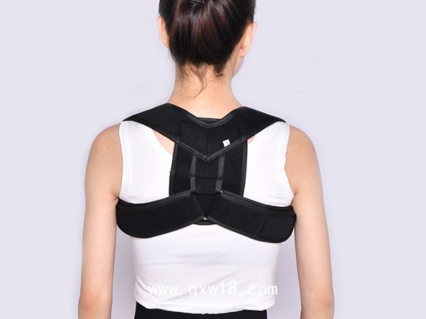 鎖骨肩胛骨固定帶 姿勢背部穿戴固定拉力支撐 鎖骨帶
