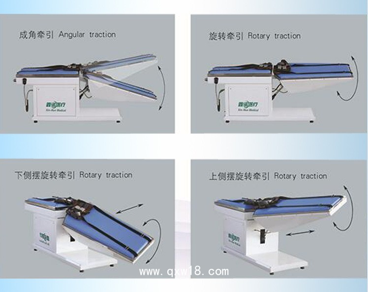 鑫諾電腦三維多功能電動腰椎牽引床醫(yī)用