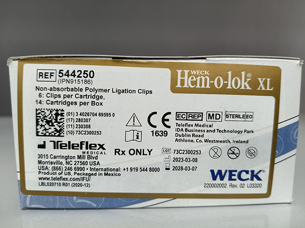 泰利福結(jié)扎夾 544250