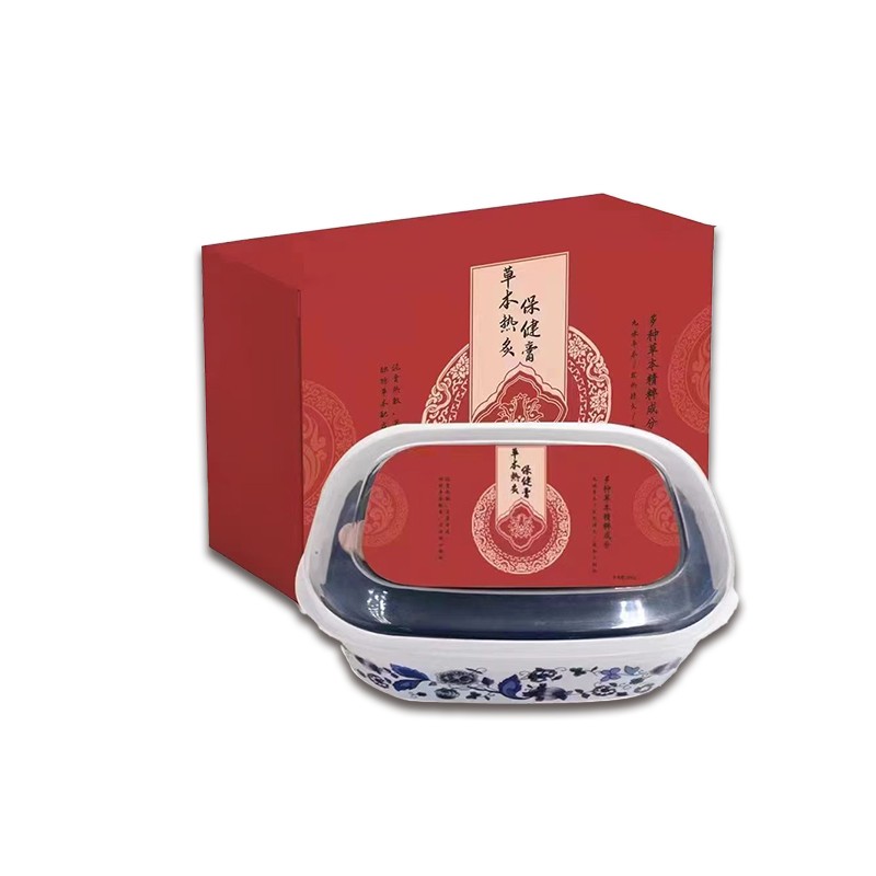 廠家定制批發(fā)草本熱灸膏 肩頸全身通用熱敷泥灸膏養(yǎng)生館老姜艾灸泥