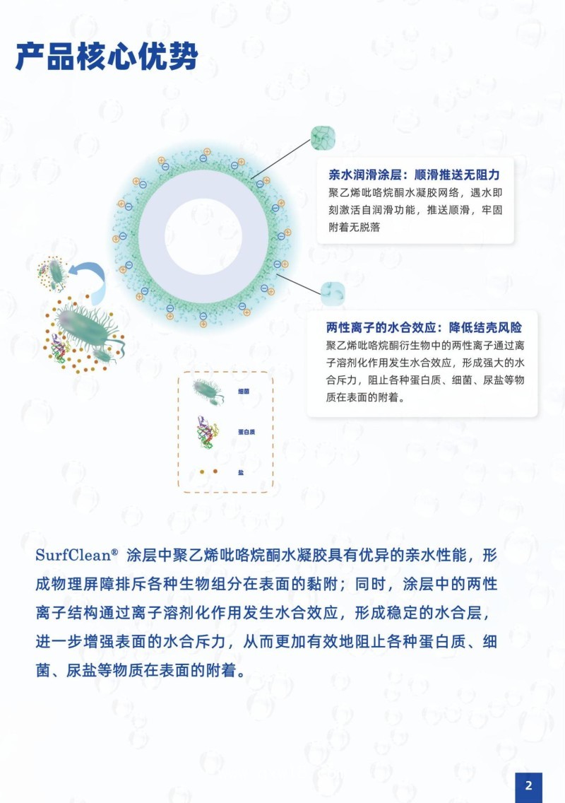 （泌尿）兩性離子涂層輸尿管支架