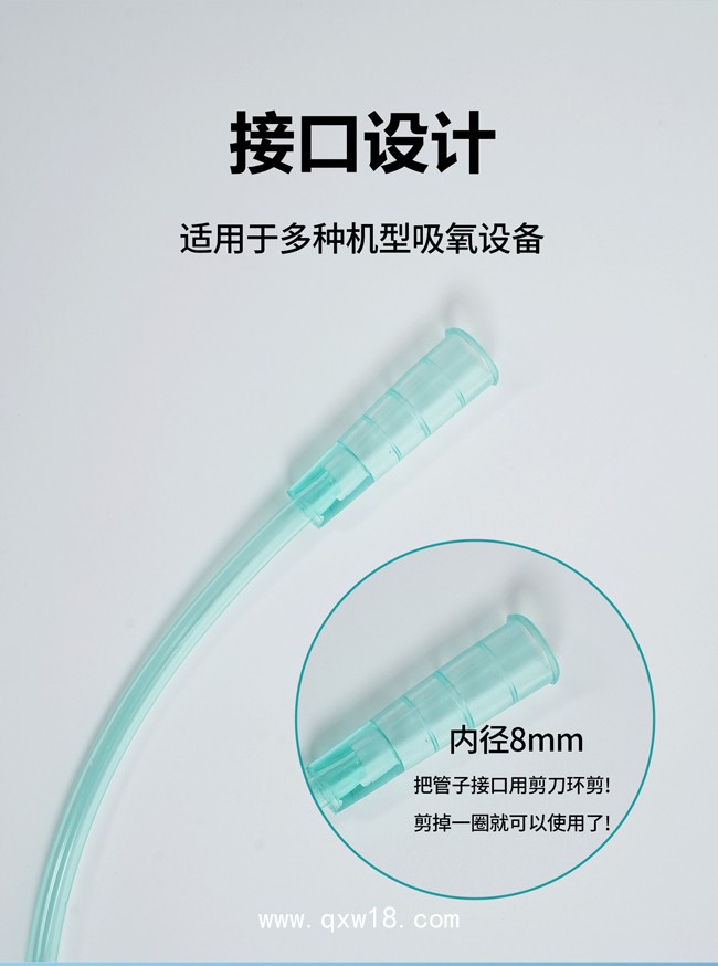 吸氧管廠家直供2m3m雙鼻塞式臨床掛網(wǎng)醫(yī)用家用